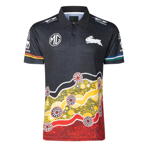 South Sydney Rabbitohs 2024 NRL Classic Indigenous Polo Sizes S-7XL!