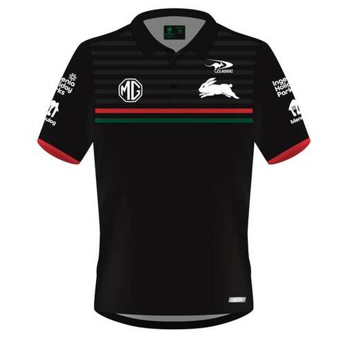 South Sydney Rabbitohs 2024 NRL Classic Players Polo Shirt Sizes S-7XL!