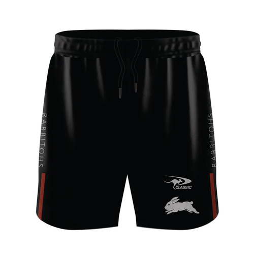 South Sydney Rabbitohs 2024 NRL Classic Training Shorts Sizes S-7XL!