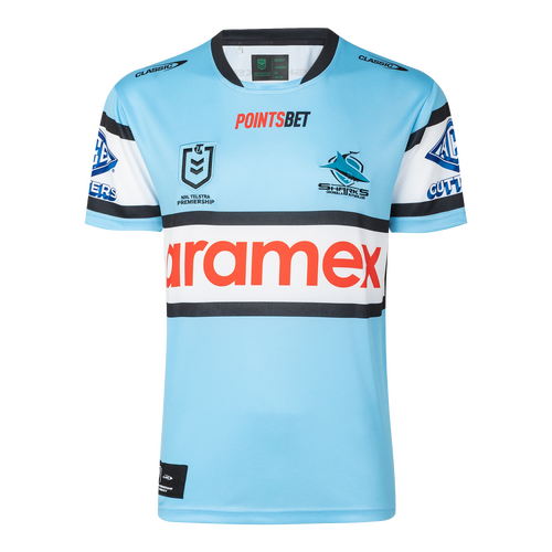 Cronulla Sharks 2023 NRL Classic Home Jersey Sizes S-7XL!