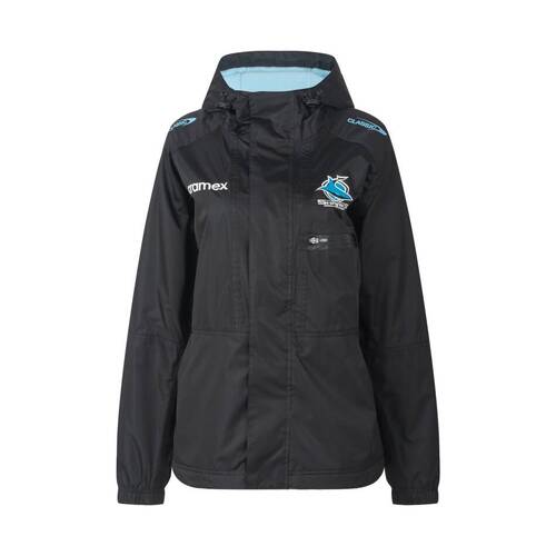 Cronulla Sharks NRL Classic Wet Weather Jacket Sizes S-7XL! T3