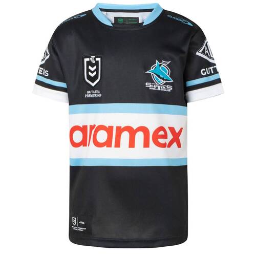 Cronulla Sharks 2024 NRL Away Classic Jersey Kids Sizes 6-14!