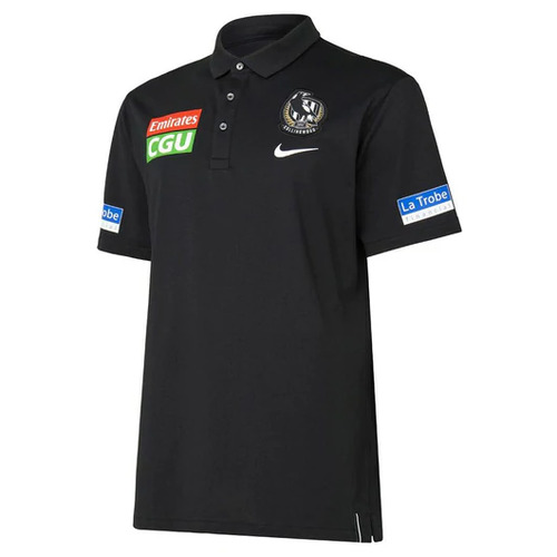 Collingwood Magpies AFL 2021 Performance Polo Shirt Sizes S-5XL!