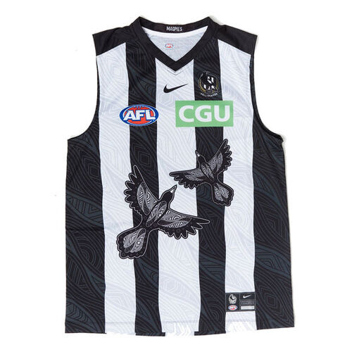Collingwood Magpies AFL 2021 Nike Indigenous Guernsey Adults Sizes S-5XL!