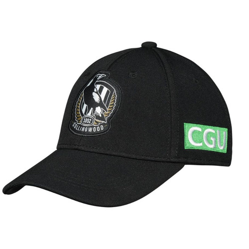 Collingwood Magpies AFL ISC Players Black Media Cap! In Stock!