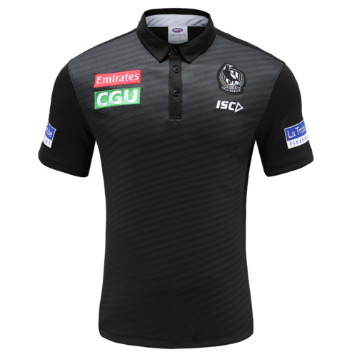 Collingwood Magpies AFL 2020 ISC Players Media Polo Shirt Sizes S-5XL!