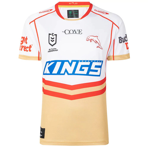 The Dolphins NRL 2023 Classic Away Jersey Adults Sizes S-7XL! 