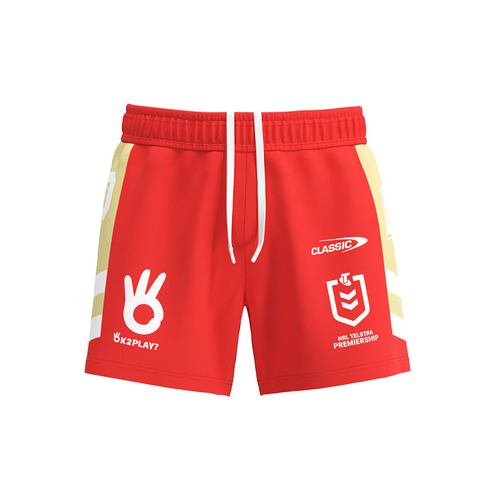 The Dolphins NRL Classic Home Shorts Adults Sizes S-3XL! T3