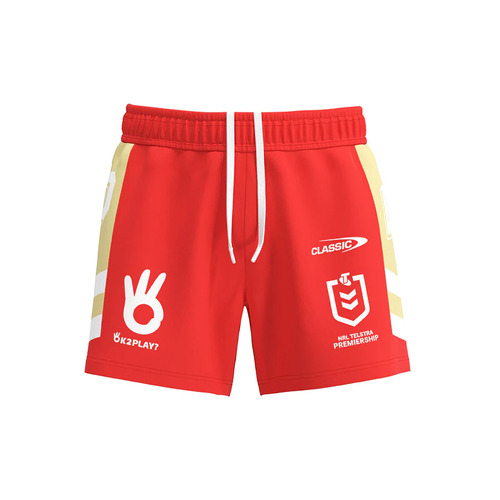 The Dolphins NRL 2023 Classic Home Shorts Adults Sizes S-3XL!
