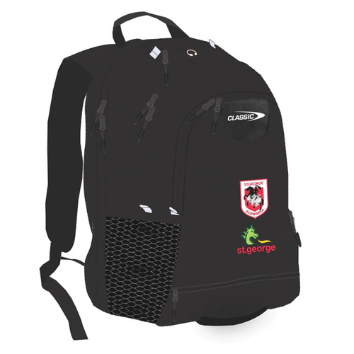 St George Illawarra Dragons NRL 2022 Classic Backpack Travel Training School Bag!
