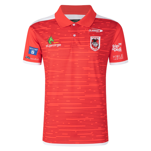 St George ILL Dragons NRL 2022 Classic Players Polo Sizes S-5XL!