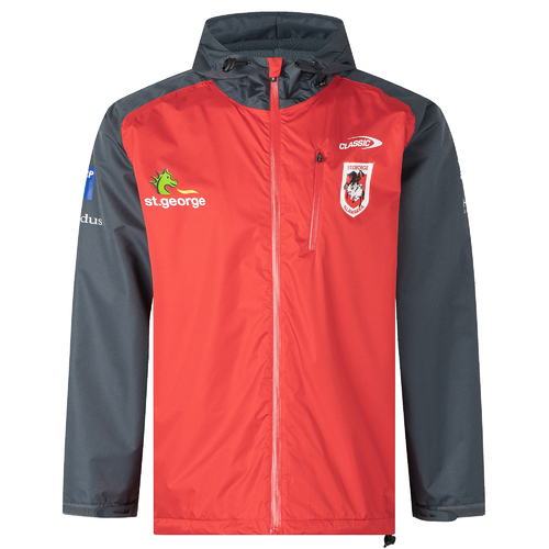 St George ILL Dragons NRL Classic Wet Weather Jacket Sizes S-5XL! T2