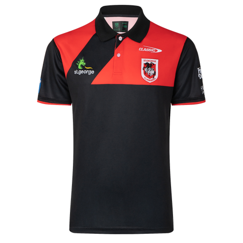 St George ILL Dragons NRL 2023 Classic Players Polo Shirt Sizes S-7XL! 