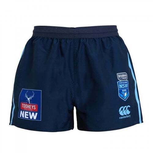 New South Wales Blues Origin CCC 2019 Replica On Field Shorts Sizes S-4XL!