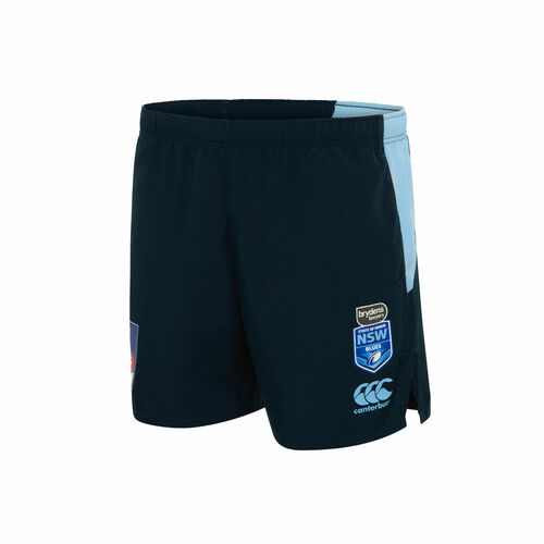 New South Wales Blues Origin CCC 2019 Players Gym Shorts Sizes S-4XL!