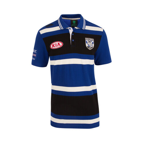 Canterbury Bankstown Bulldogs NRL CCC Players Media Polo Shirt Sizes S-4XL! T7