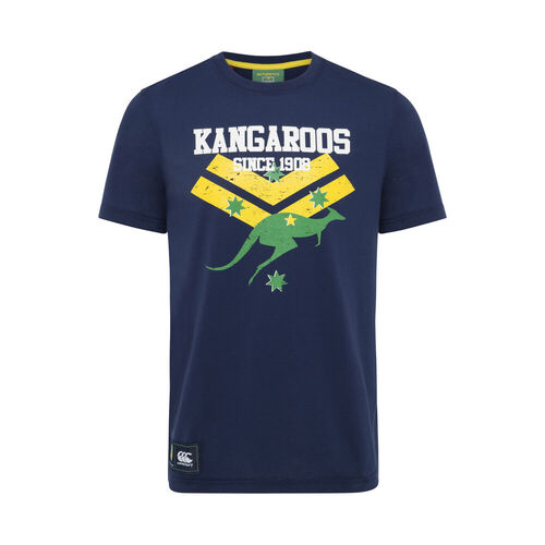 Australian Kangaroos ARL NRL CCC Supporters T Shirt Kids Sizes 6-14! T7