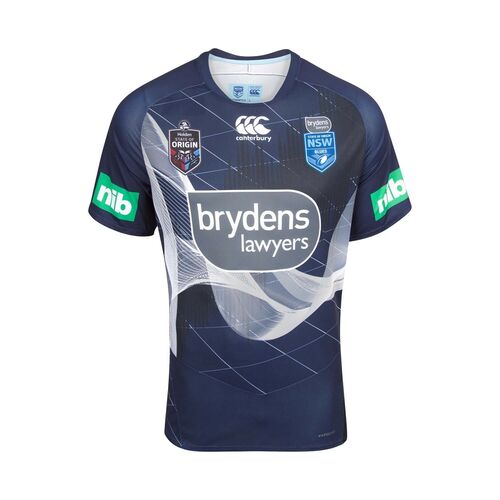 New South Wales Blues CCC 2018 Players Elite Navy Training Shirt Size 2XL!
