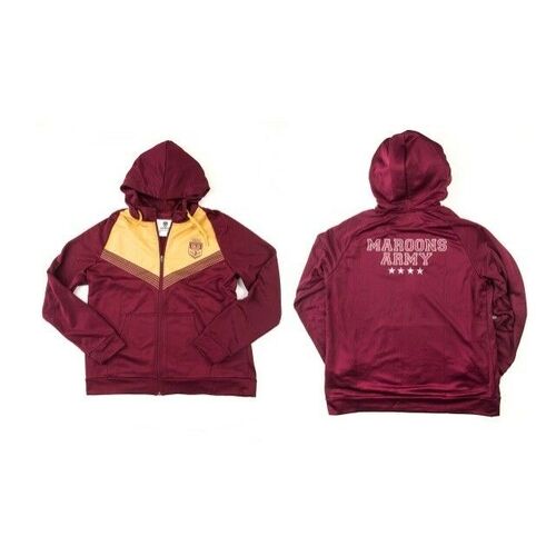 QLD Maroons State Of Origin CCC Maroons Army Hoody/Jacket Sizes S-3XL! T7