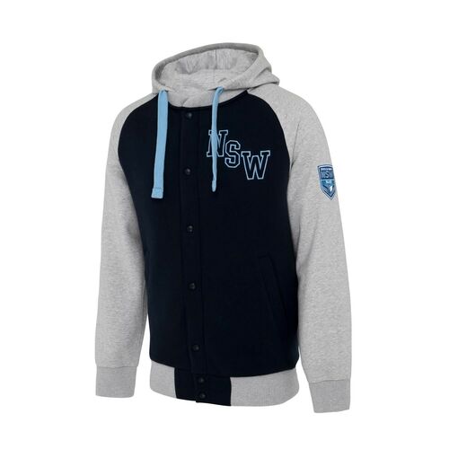 New South Wales NSW Blues CCC 2018 Varsity Sherpa Jacket Size S-4XL!