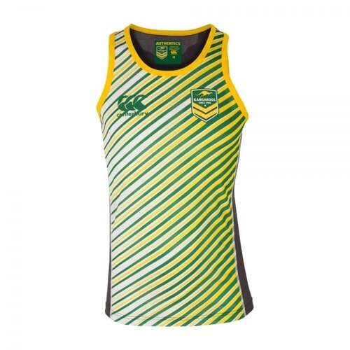 Australian Kangaroos ARL NRL CCC Training Singlet Sizes XSmall ONLY!