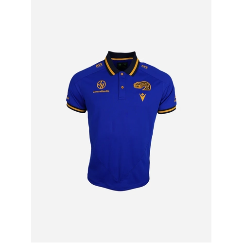 Parramatta Eels NRL 2025 Macron Players Travel Polo Sizes S-5XL!