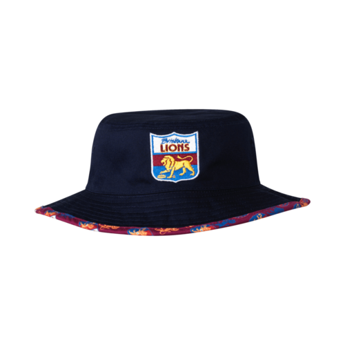 Brisbane Lions AFL 2021 Playcorp Adult Reversible Bucket Hat/Cap! S21 