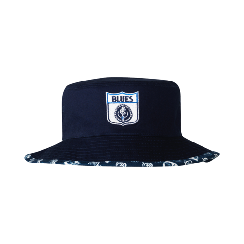 Carlton Blues AFL 2021 Playcorp Adult Reversible Bucket Hat/Cap! S21