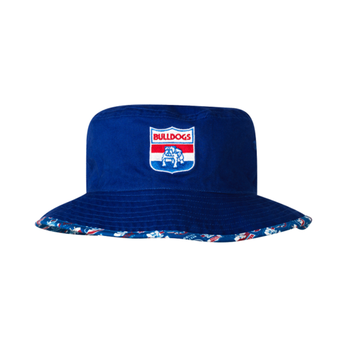 Western Bulldogs AFL 2021 Playcorp Adult Reversible Bucket Hat/Cap! S21