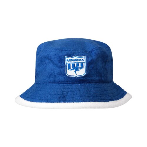 North Melbourne Kangaroos AFL 2022 Playcorp Adult Terry Bucket Hat/Cap! S21