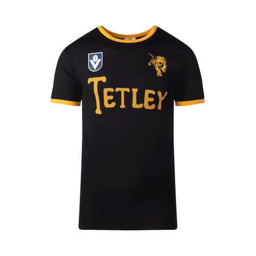 Richmond Tigers AFL Playcorp Throwback T Shirt TETLEY Sizes S-3XL!