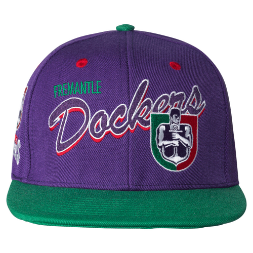Fremantle Dockers AFL 2022 PlayCorp Throwback 90's Cap Hat! W22