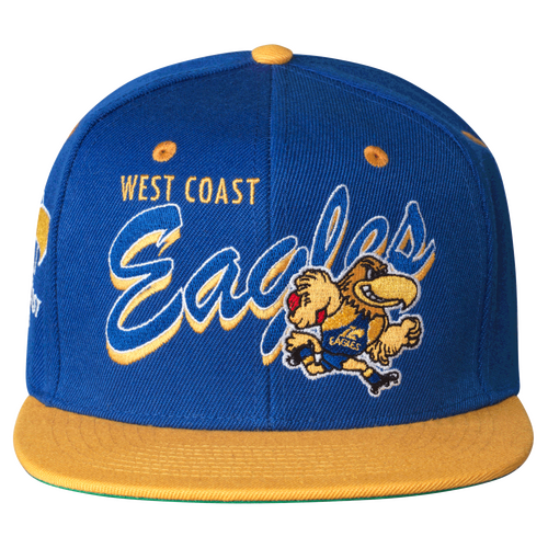 West Coast Eagles AFL 2022 PlayCorp Throwback 90's Cap Hat! W22