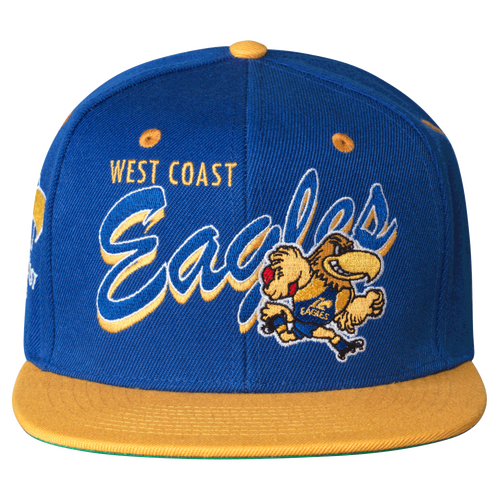 West Coast Eagles AFL 2022 PlayCorp Throwback 90's Cap Hat! W22