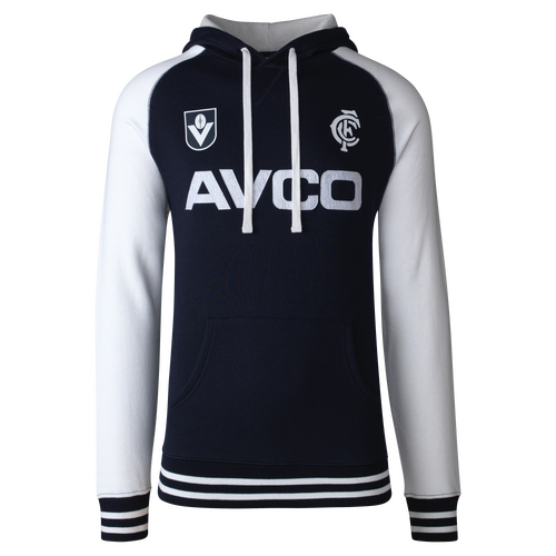 Carlton Blues AFL Playcorp Throwback Pullover Hoody AVCO Sizes S-3XL! BNWT's