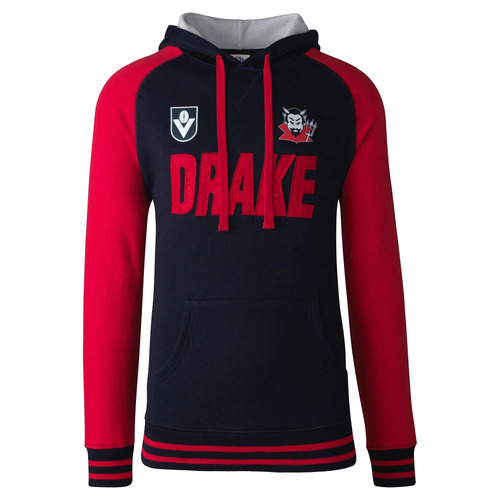 Melbourne Demons AFL Playcorp Throwback Pullover Hoody DRAKE Sizes S-3XL! BNWT's
