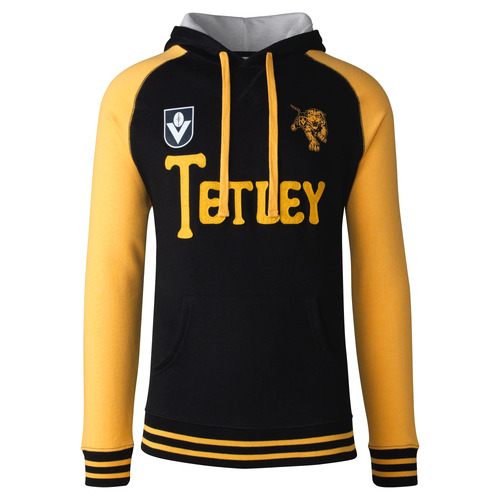 Richmond Tigers AFL Playcorp Throwback Pullover Hoody TETLEY Sizes S-3XL! BNWT's