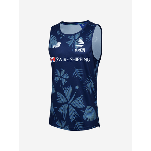 Fiji Drua Rugby 2024 New Balance Coaches Singlet Adults Size S-3XL!
