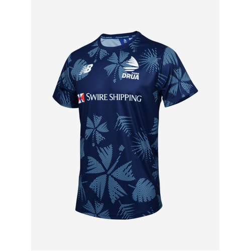 Fiji Drua Rugby 2024 New Balance Coaches Training Shirt Adults Size S-3XL!