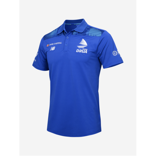 Fiji Drua Rugby 2024 New Balance Rugby Media Polo Shirt Adults Size M-2XL!