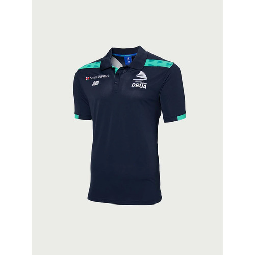 Fiji Drua Rugby 2022 New Balance Rugby Media Polo Shirt Adults Size M-2XL!
