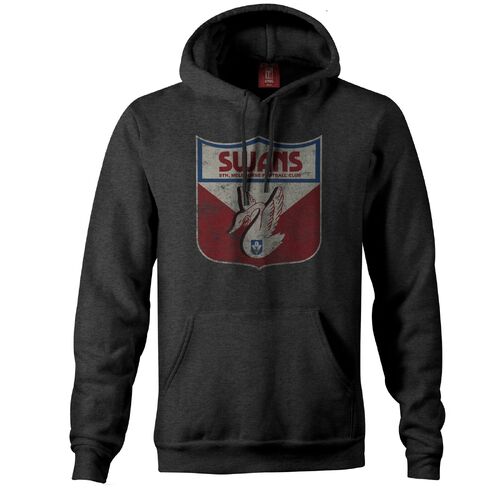 Sydney Swans AFL Distressed Retro Pullover Hoody Sizes S-3XL! BNWT's W8