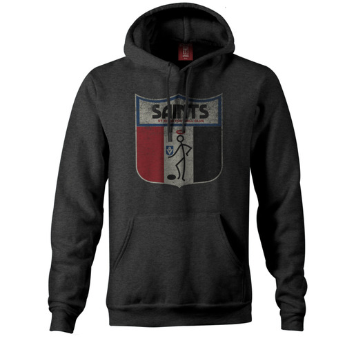 St Kilda Saints AFL Distressed Retro Logo Hoody Sizes S-3XL! BNWT's! W8