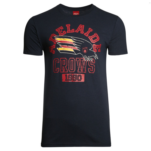 Adelaide Crows AFL Distressed Vintage Tee Shirt Sizes S-3XL! BNWT's! W8!