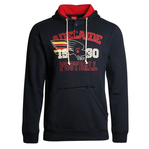 Adelaide Crows AFL Mens Heritage Vintage Logo Hoodie Hoody Sizes S-3XL! W8