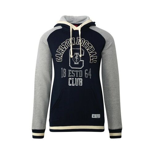 Carlton Blues AFL 2019 Vintage Collegiate Pullover Hoody/Hoodie Sizes S-3XL! W9