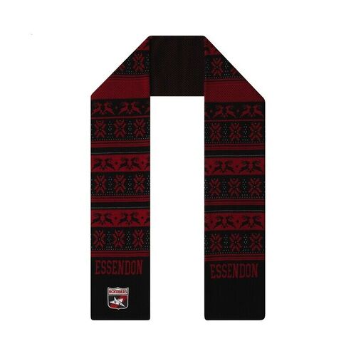 Essendon Bombers AFL Snowflake Vintage Emblem Bar Scarf! W9