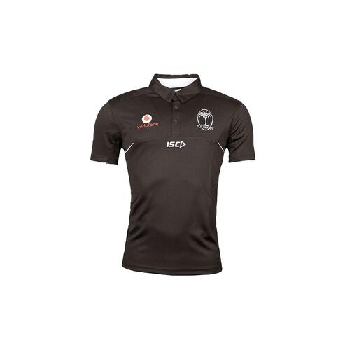 Fiji Rugby ISC Players Black Polo Shirt Sizes S-5XL! Fiji Rugby!