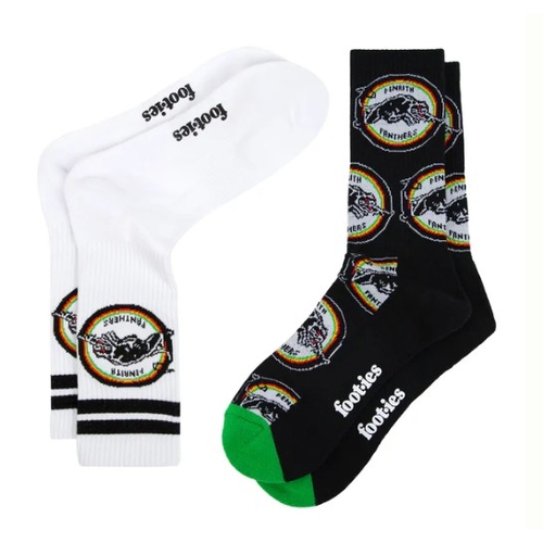 Penrith Panthers NRL Retro Sneaker Socks 2 pack!