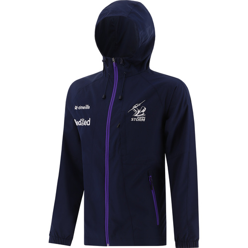 Melbourne Storm NRL 2024 O'Neills Franc Hooded Woven Full Zip Jacket Sizes S-5XL!